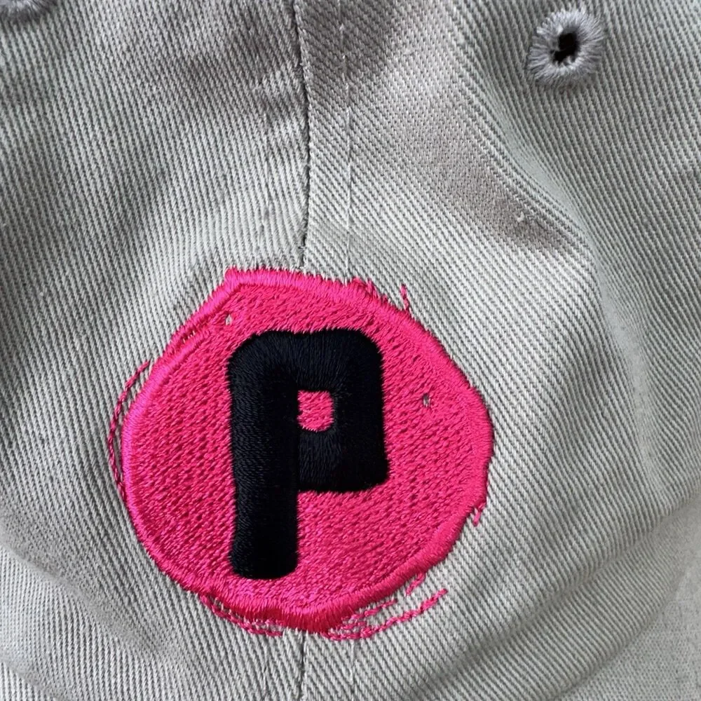 The Pink Grad Breast Cancer Support Podcast Hat Tan Khaki Adjustable Strapback